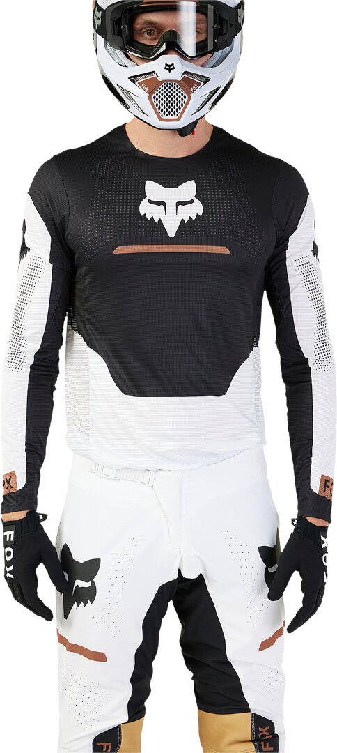 FOX Flexair Optical Motokrosový dres černobílá M Obrázek 8