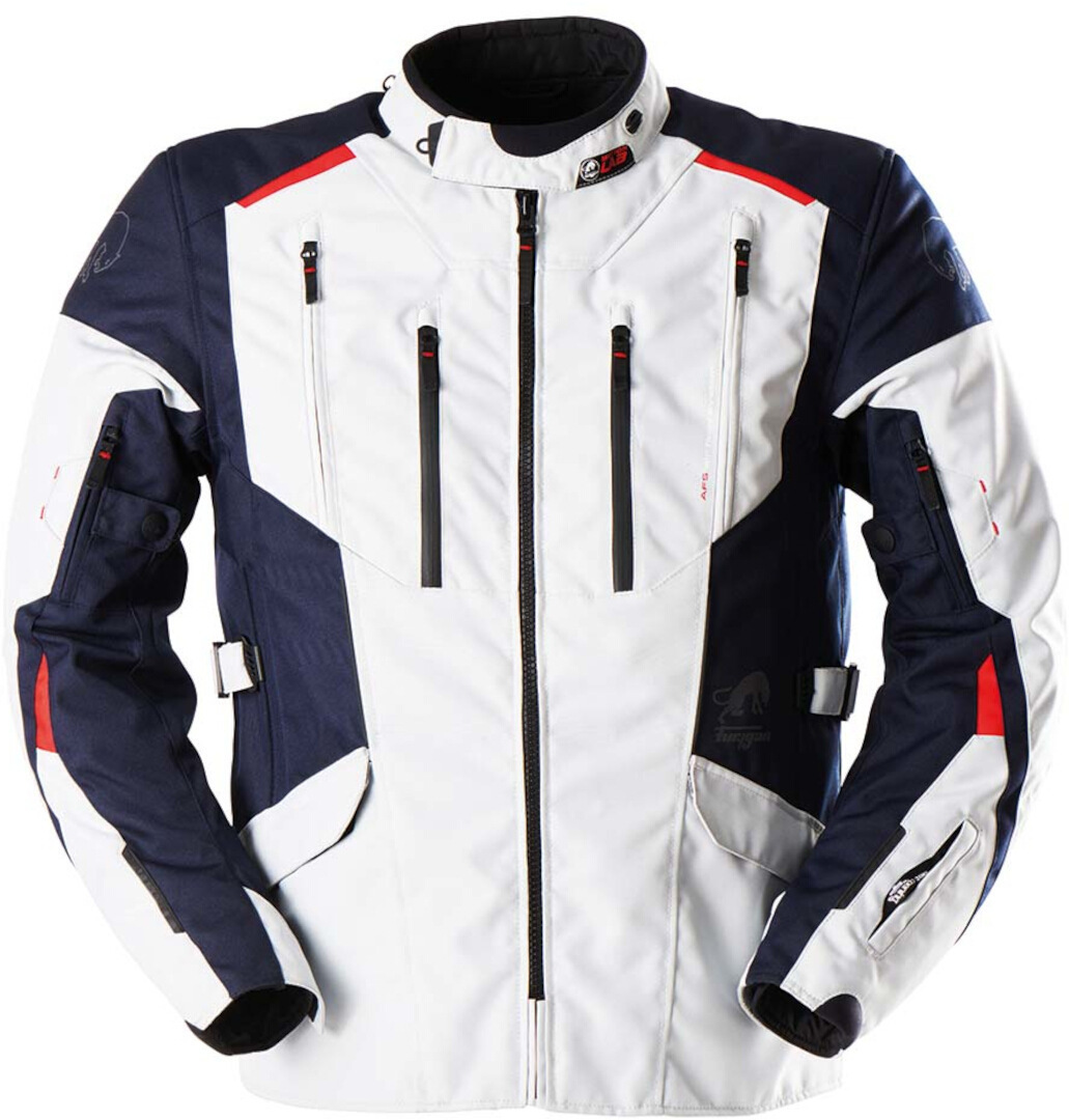 Furygan Brooks Motorcycle Textile Jacket white/blue/red M Figure 1
