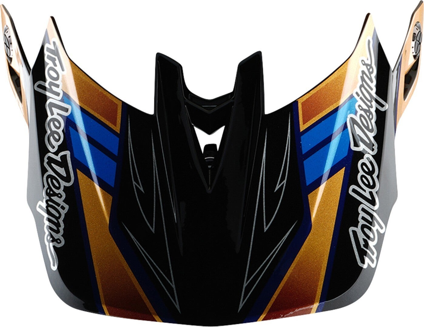 Side view of Troy Lee Designs D4 Mips Royalty Composite Downhill Helmet