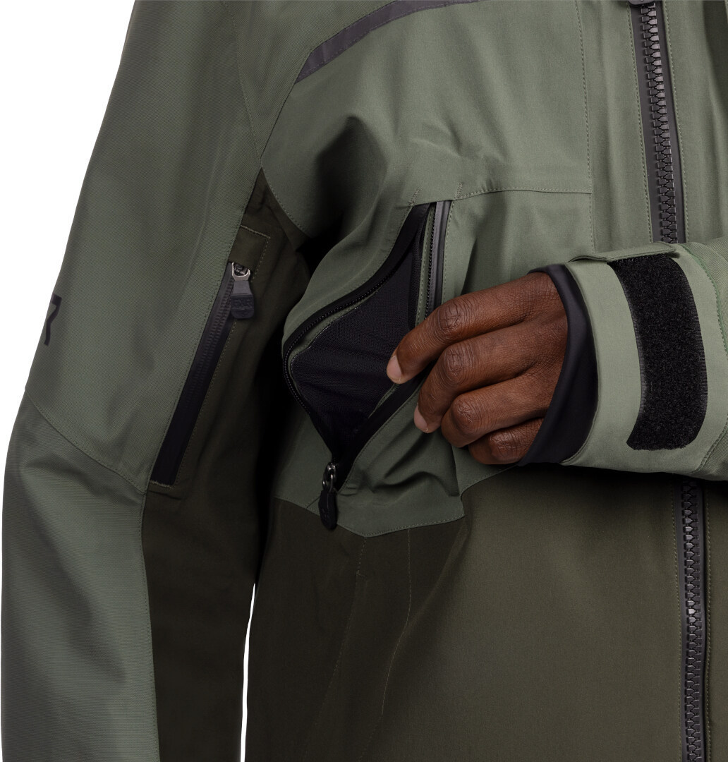 FXR Ridge Pro Trilaminate 2025 Snowmobile Jacket olive M Figure 3