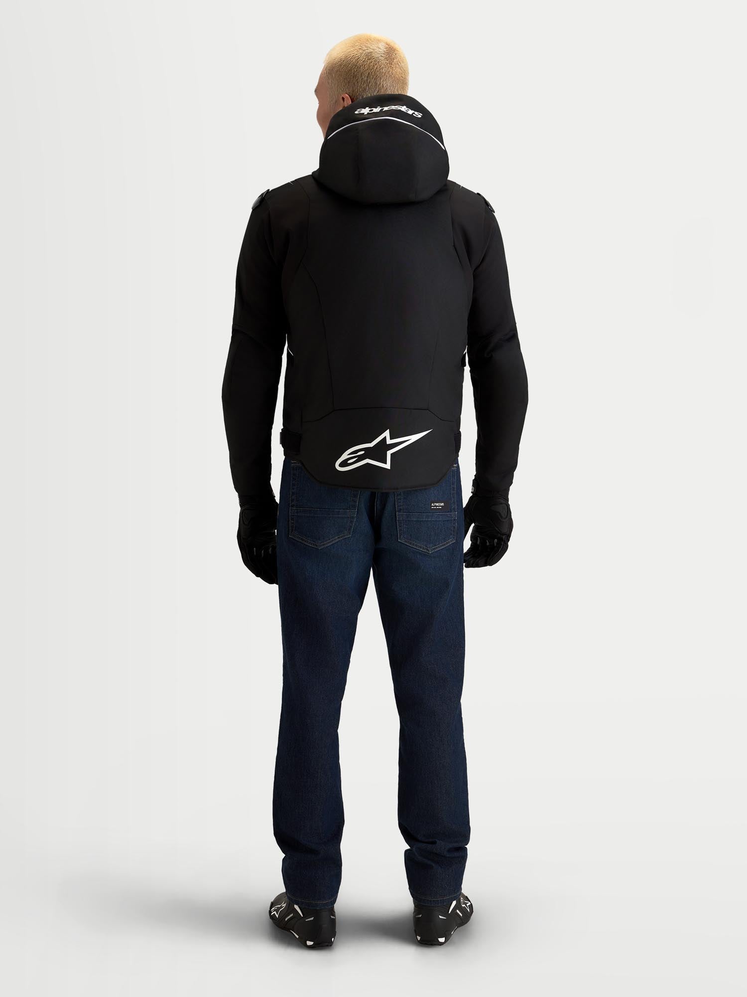 Alpinestars Zaca V2 waterproof Motorcycle Textile Jacket black/white 4XL Figure 7