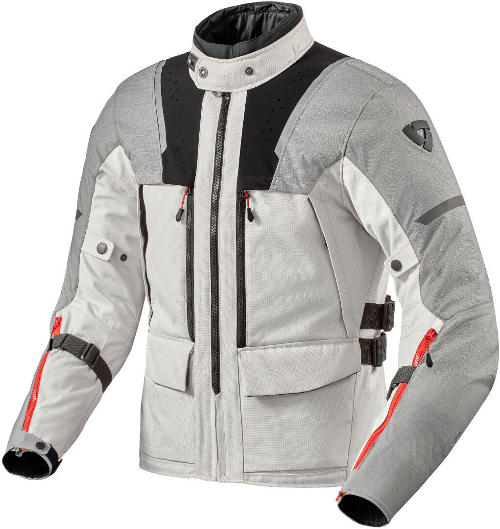 Revit Offtrack 2 H2O Motorcycle Textile Jacket grey/silver M Figure 1