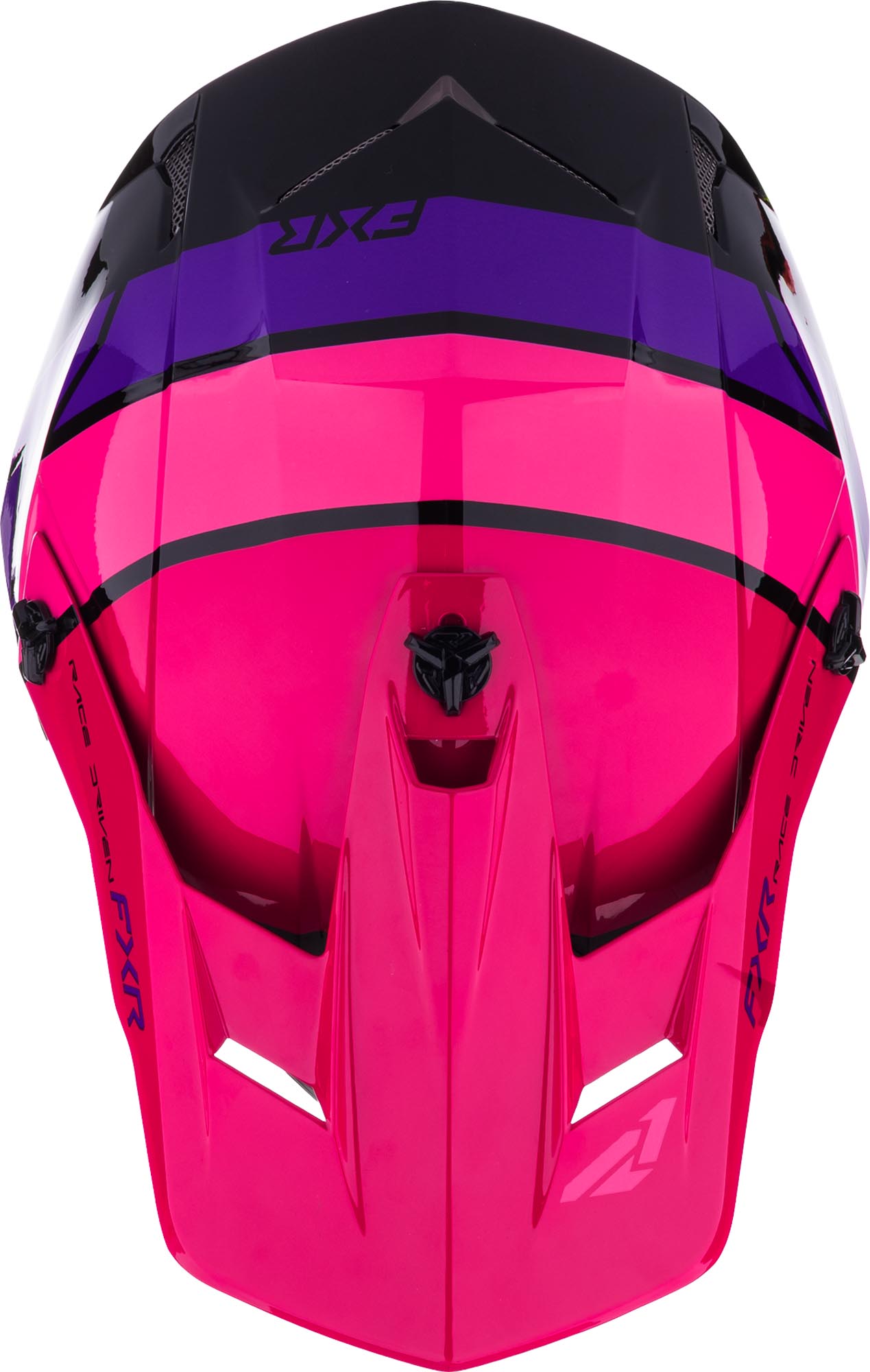 FXR Clutch Comp Casco da motocross nero/rosa 3XL Figura 2