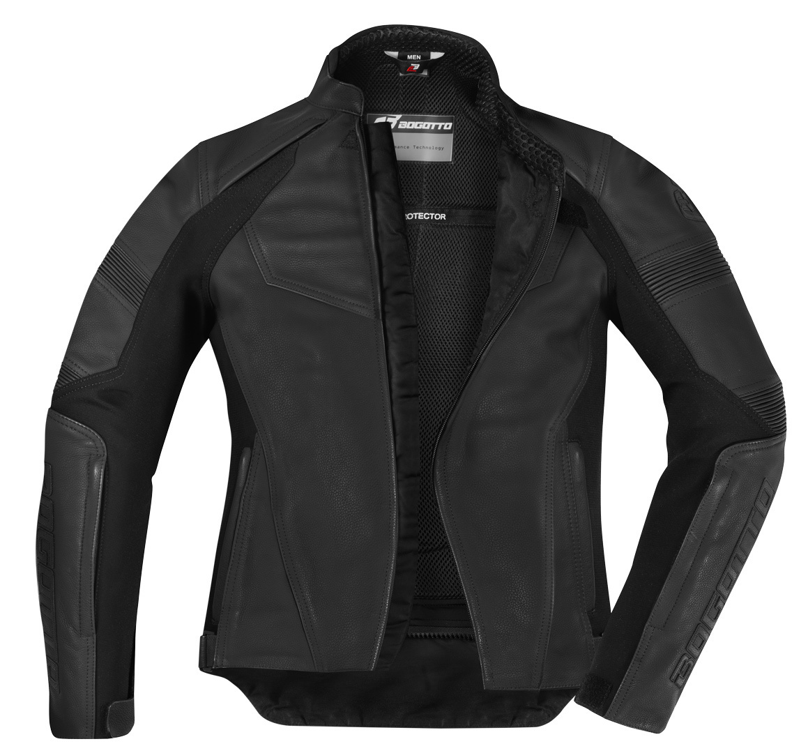 Bogotto Black-X V2 Motorcycle Leather Jacket S Figure 4