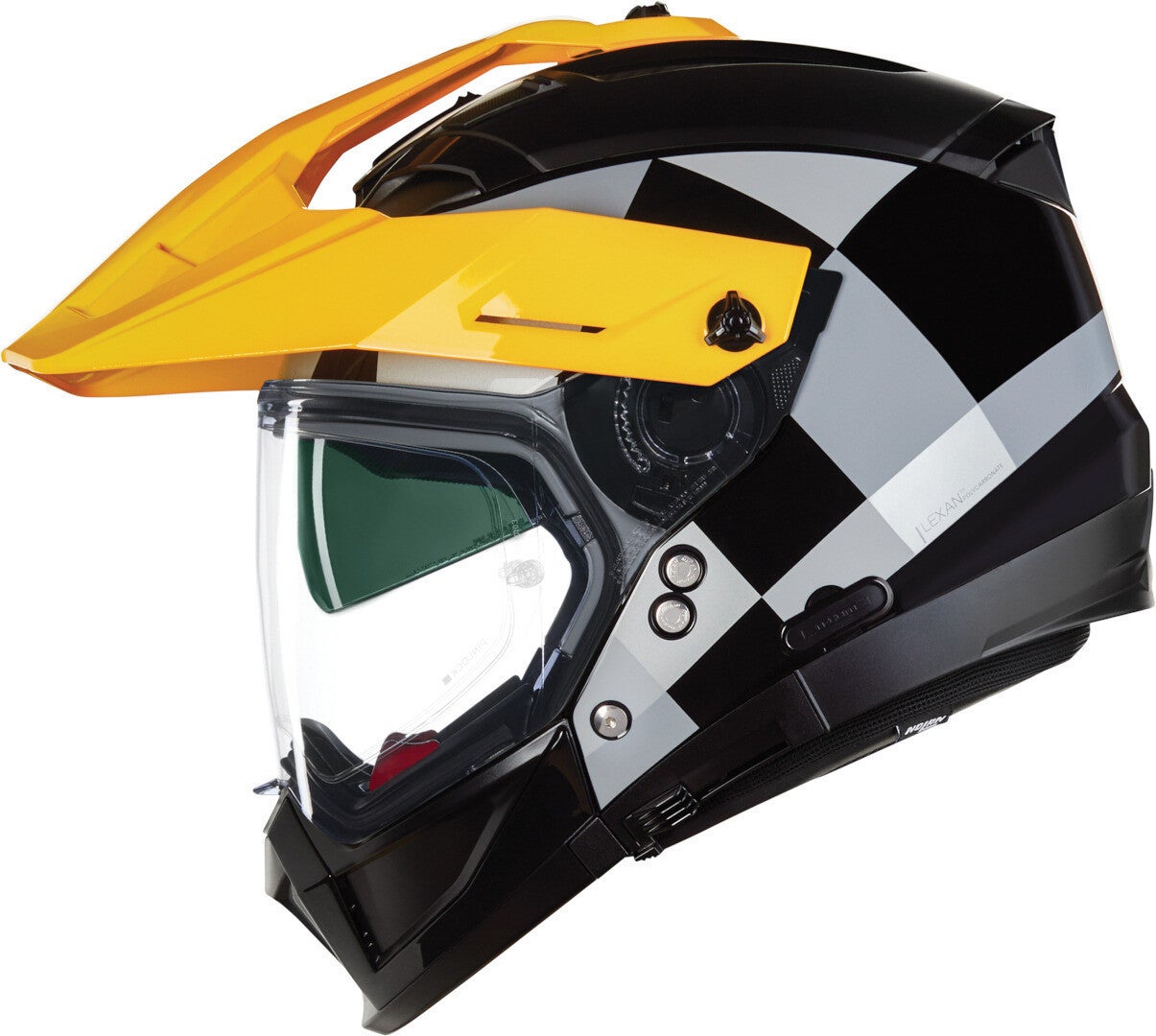 Nolan N70-2X 06 Ruvido N-Com Motocross hjelm sort/grå/gul XS (55) Figur 4
