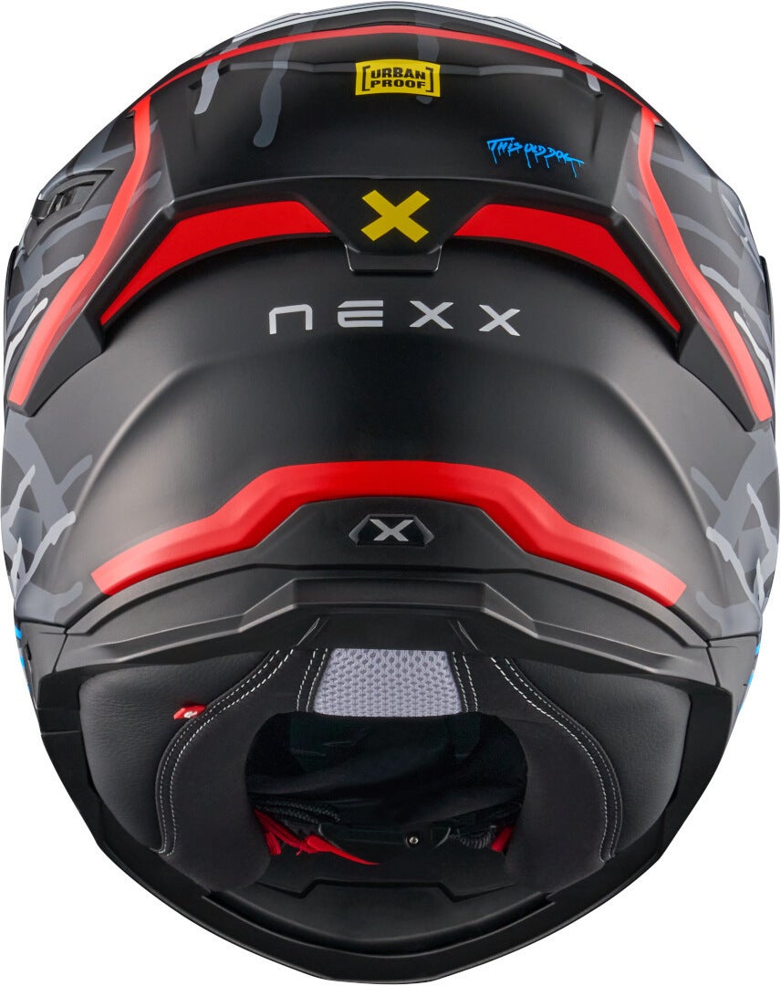 Nexx Y.100R Urbangram Casco negro mate/rojo XXL (63/64) Figura 3