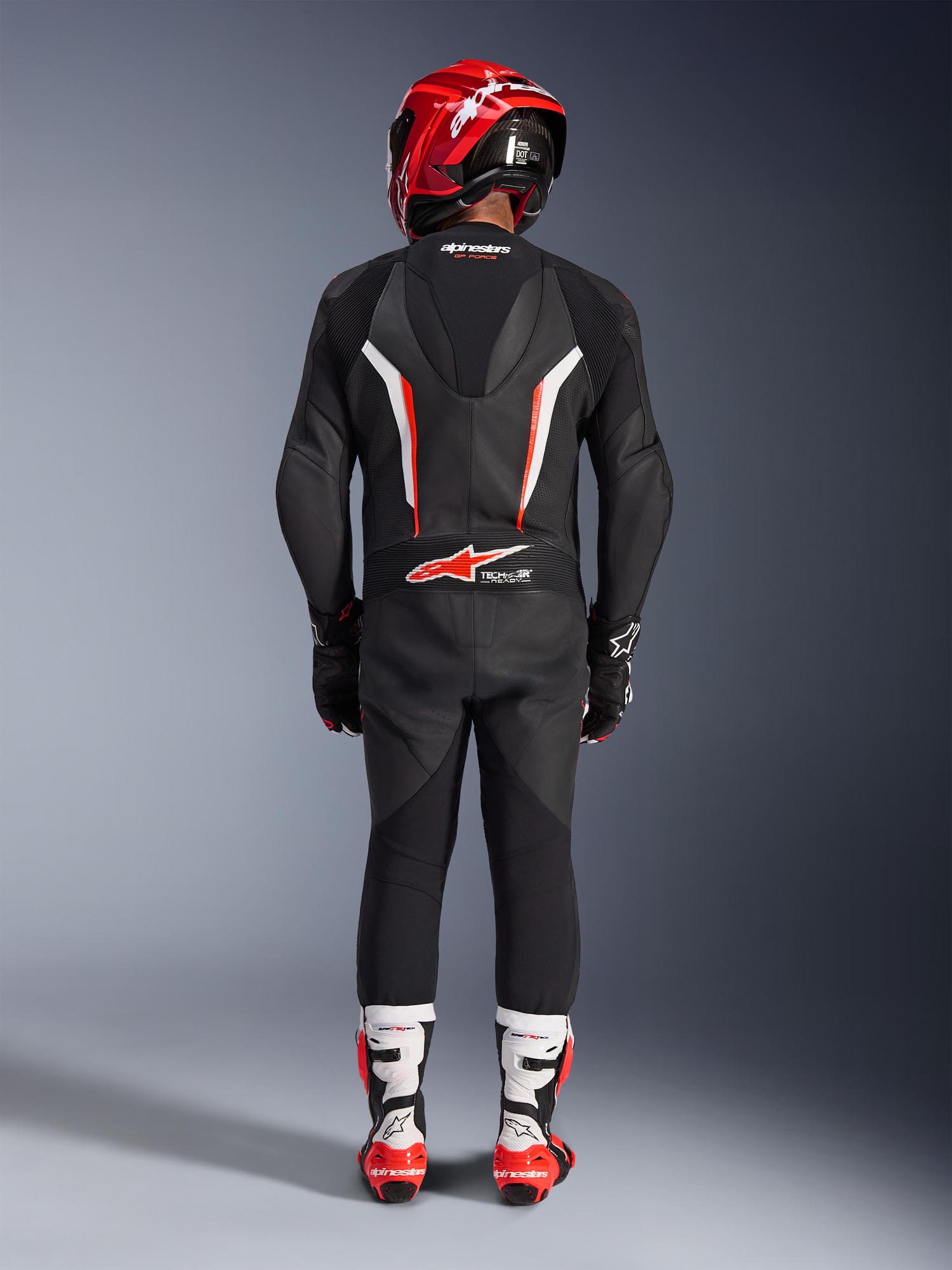 Side view of Alpinestars GP Force V2 1-Piece Motorcycle Leather Suit