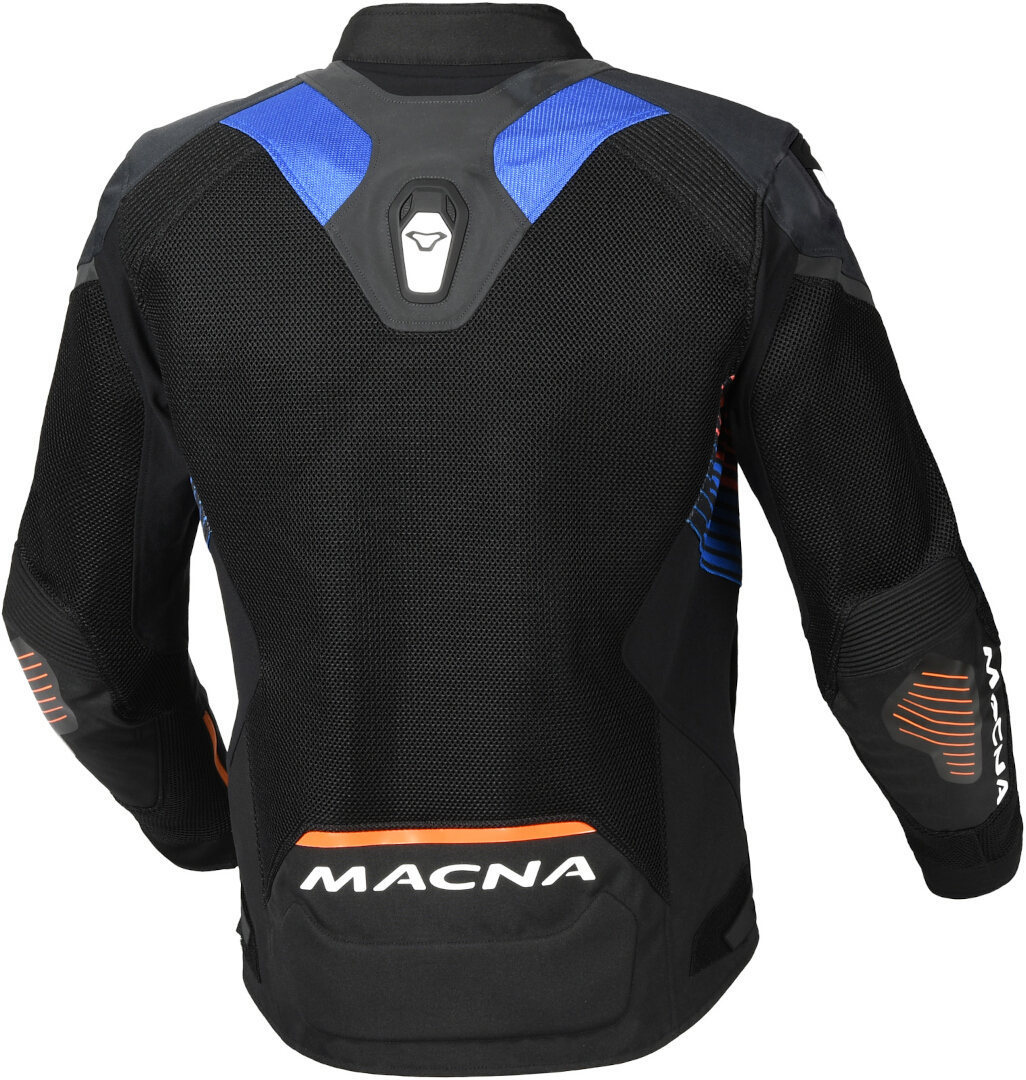 Macna Novic waterproof Motorcycle Textile Jacket black/blue/orange L Figure 2