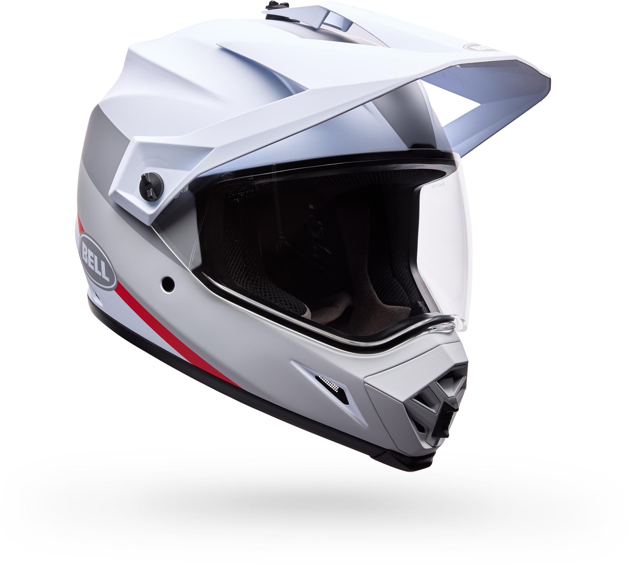 Bell MX-9 Adventure MIPS Trail Enduro Helmet white/red S (55/56) Figure 1