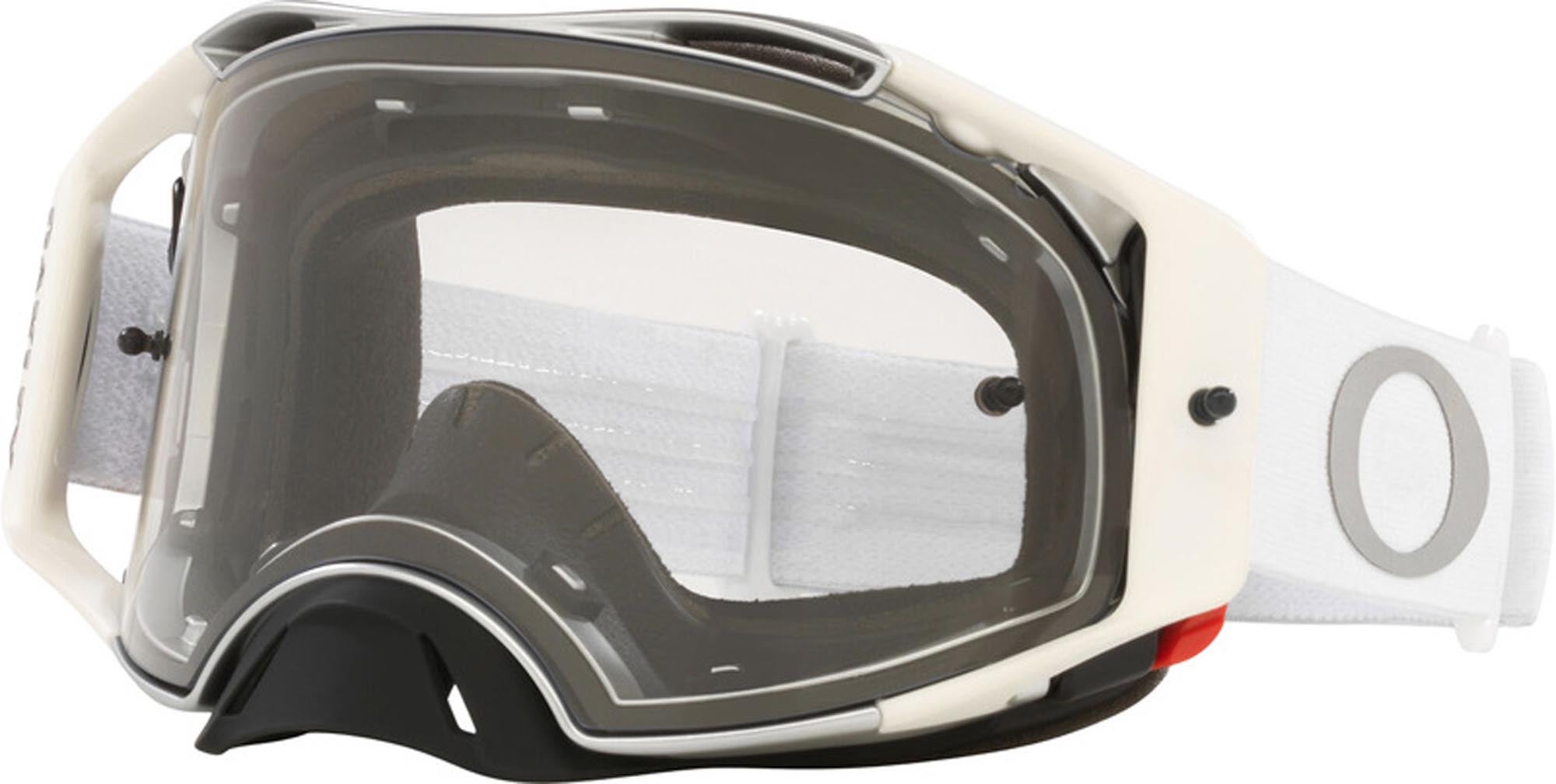 Oakley Airbrake Tuff Blocks Ochelari de motocross alb Figura 1