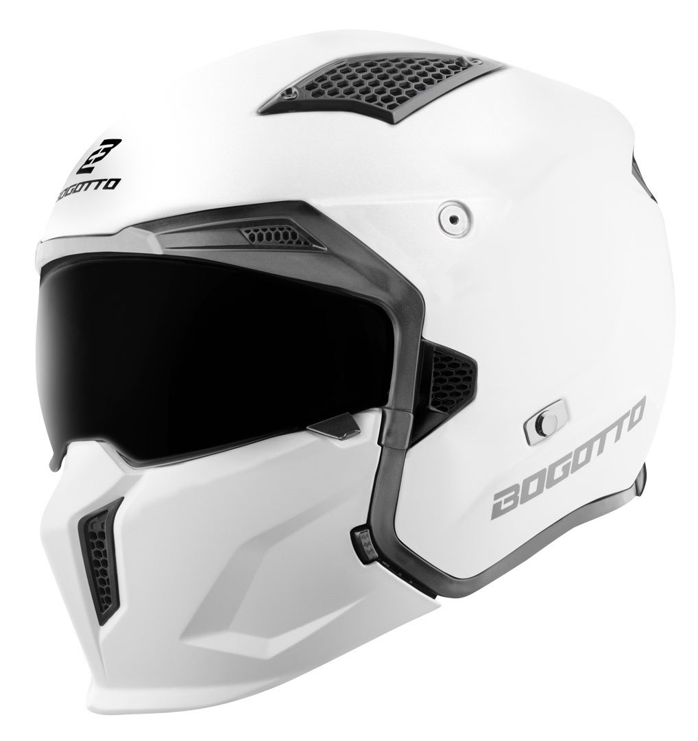 Bogotto Radic Helm White Matt M Figuur 1