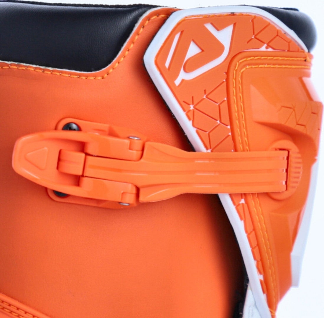 Acerbis X-Team JR Kids Botas de motocross Laranja/Branco 39 Figura 4