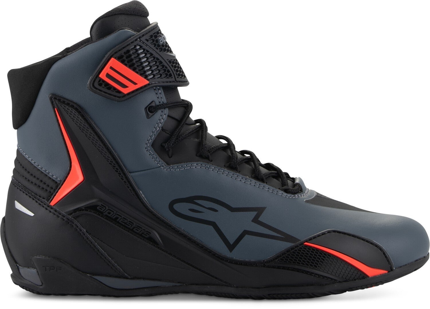 Alpinestars Faster-4 Motorcykel sko sort/grå/rød 9,5 Figur 5