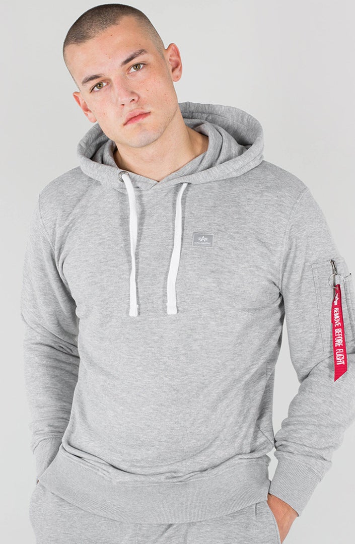 Alpha Industries X-Fit Hettegenser grå 3XL Figur 3