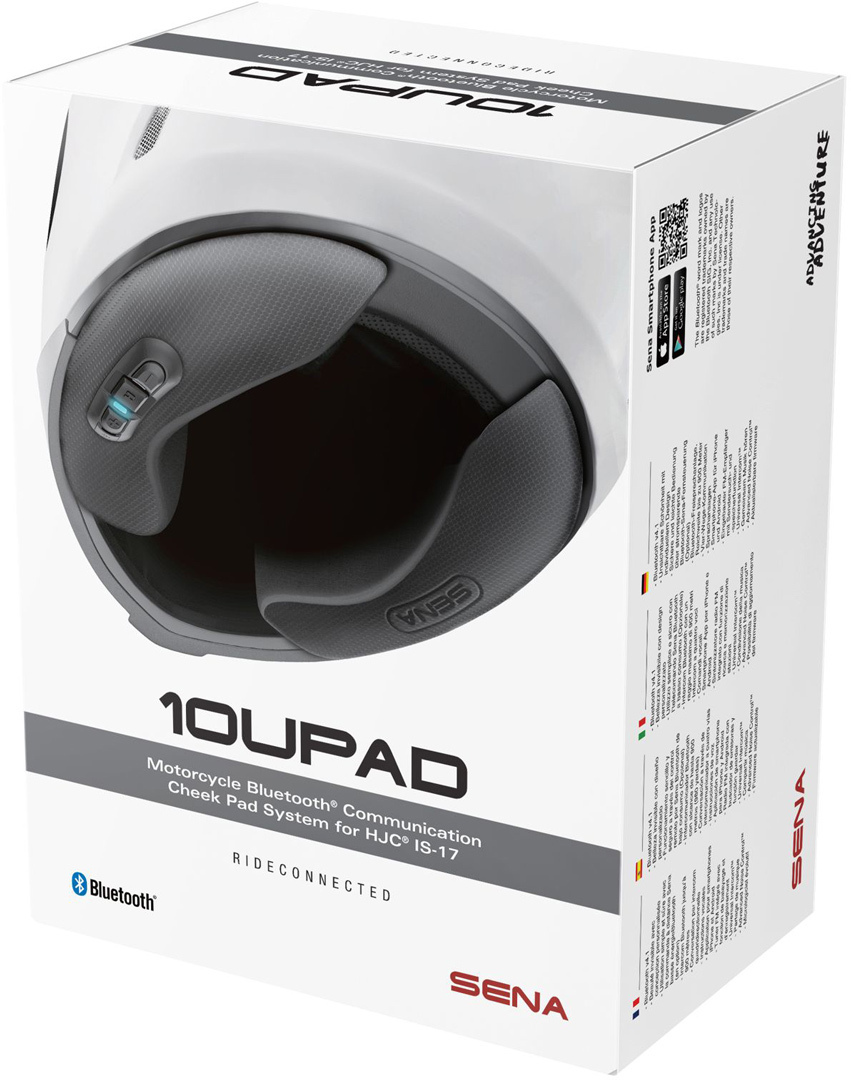 Sena 10UPAD HJC IS-17 Bluetooth kommunikationssystem Figur 1