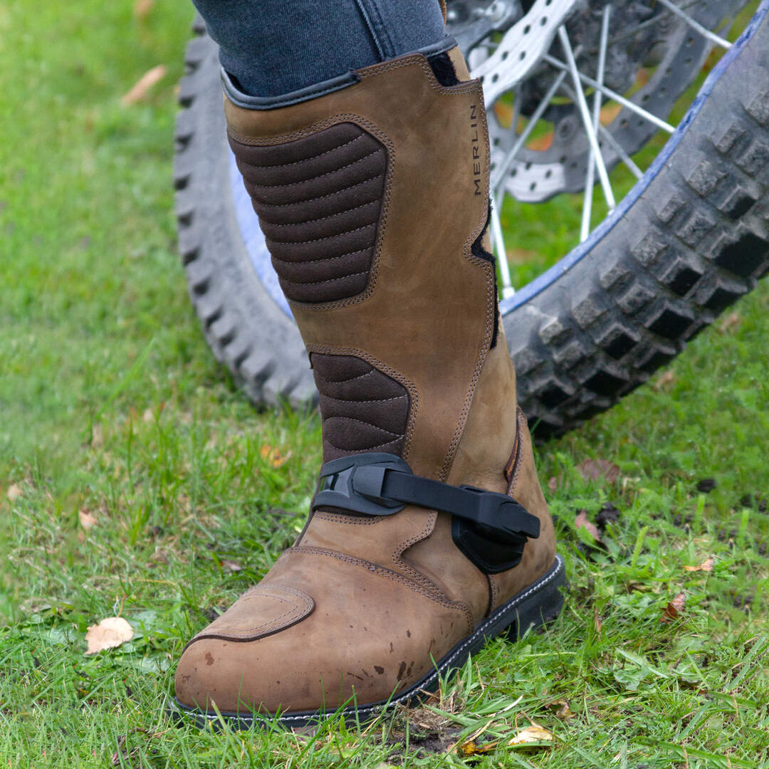 Merlin Teton D3O Motorcycle Boots brown 11 Figure 2