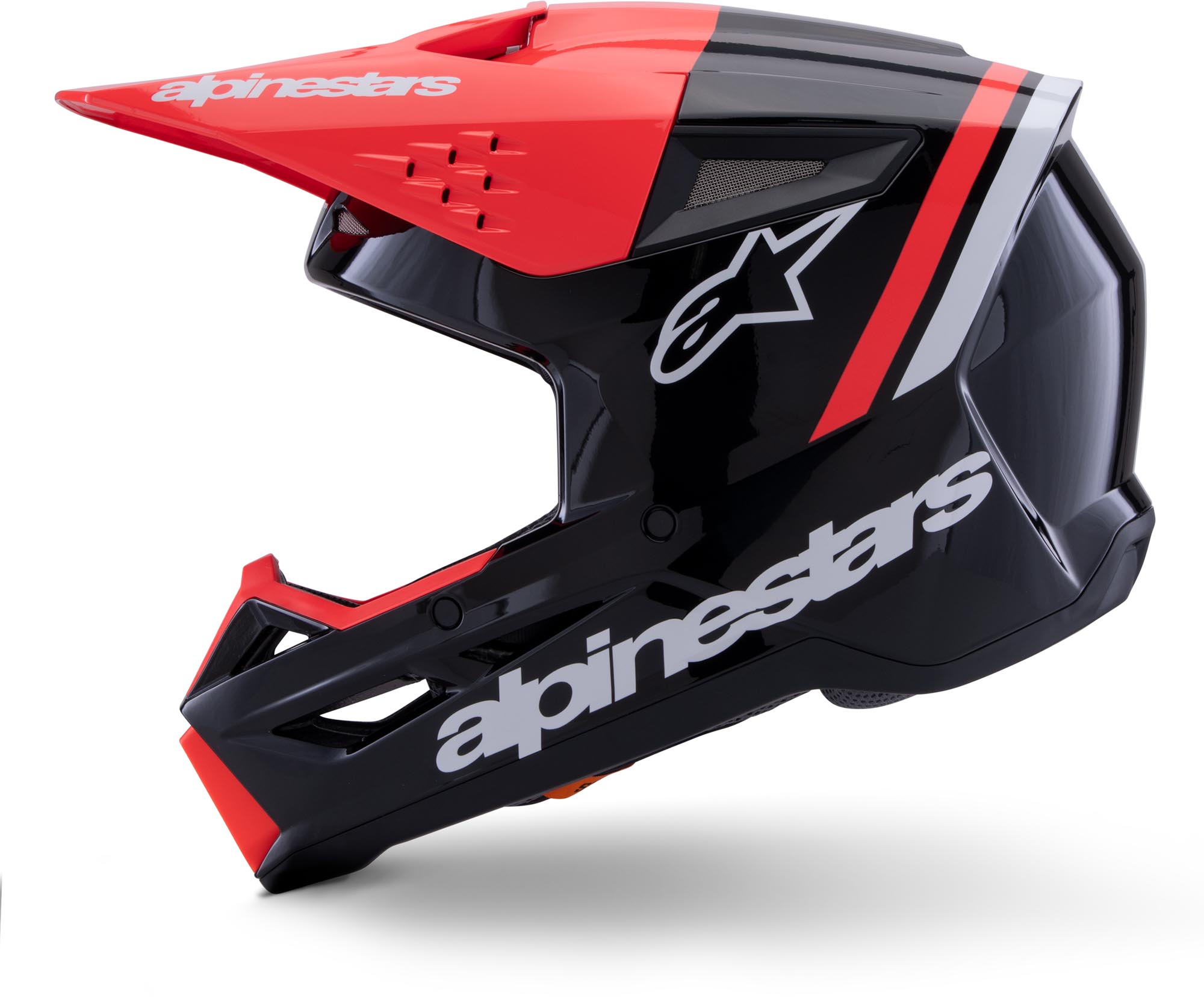 Alpinestars S-M3 Radium Cască de motocross Negru/Roșu L (59/60) Figura 6