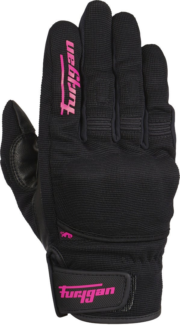Furygan Jet D3O Motorcykelhandsker til damer sort/pink S Figur 1