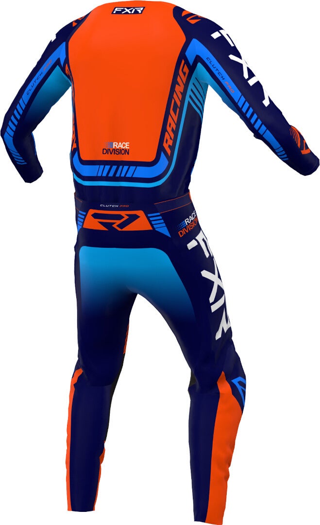 FXR Clutch Pro 2023 Motocross Pants orange/blue 30 Figure 4
