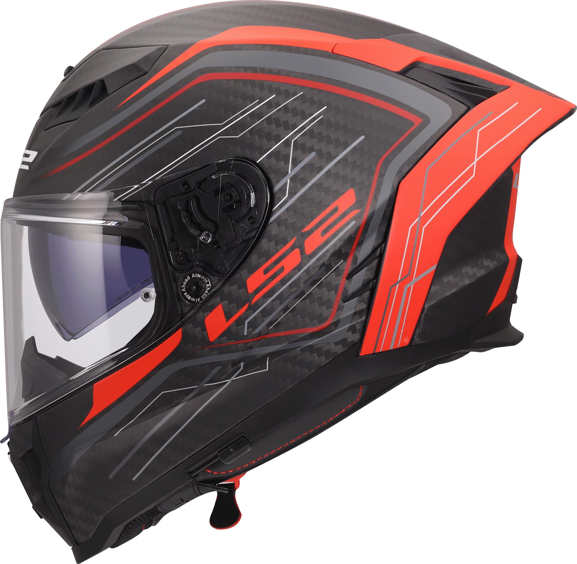 LS2 FF807 Dragon Subic Casco rojo XXS (51/52) Figura 3