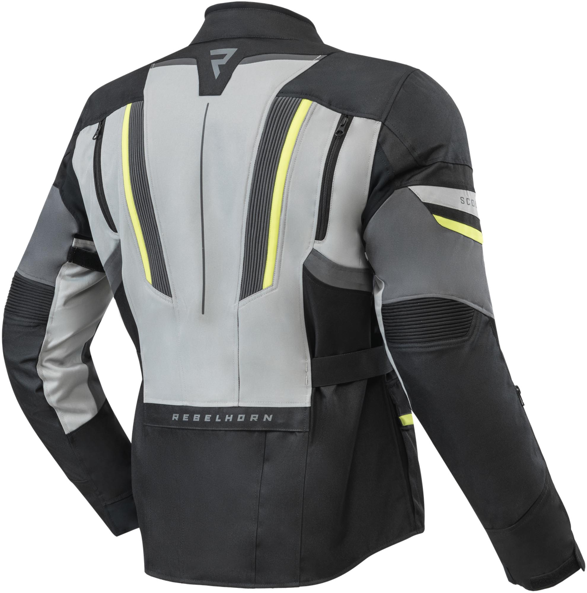 Side view of Rebelhorn Scout waterproof Motorcycle Textile Jacket
