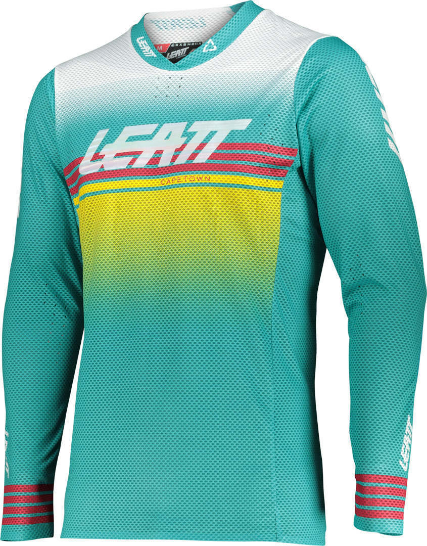 Leatt Moto 5.5 Ultraweld Classic Motocross Jersey aquamarin M Abbildung 1