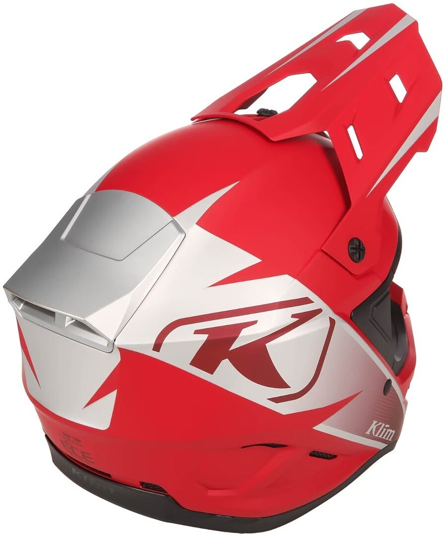 Klim T1 Freeride Snowmobil Helmet red matt/grey matt XXL (62/63) Figure 8