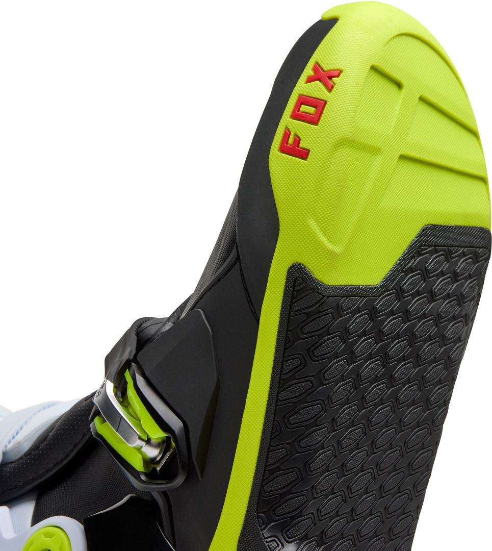 FOX Motion Hello Future Special Edition Motocross Boots red/black/white 10 Figure 4