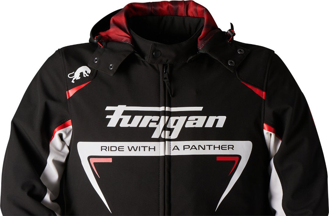 Furygan Sektor Roadster Motorcycle Textile Jacket black/white/red L Figure 6