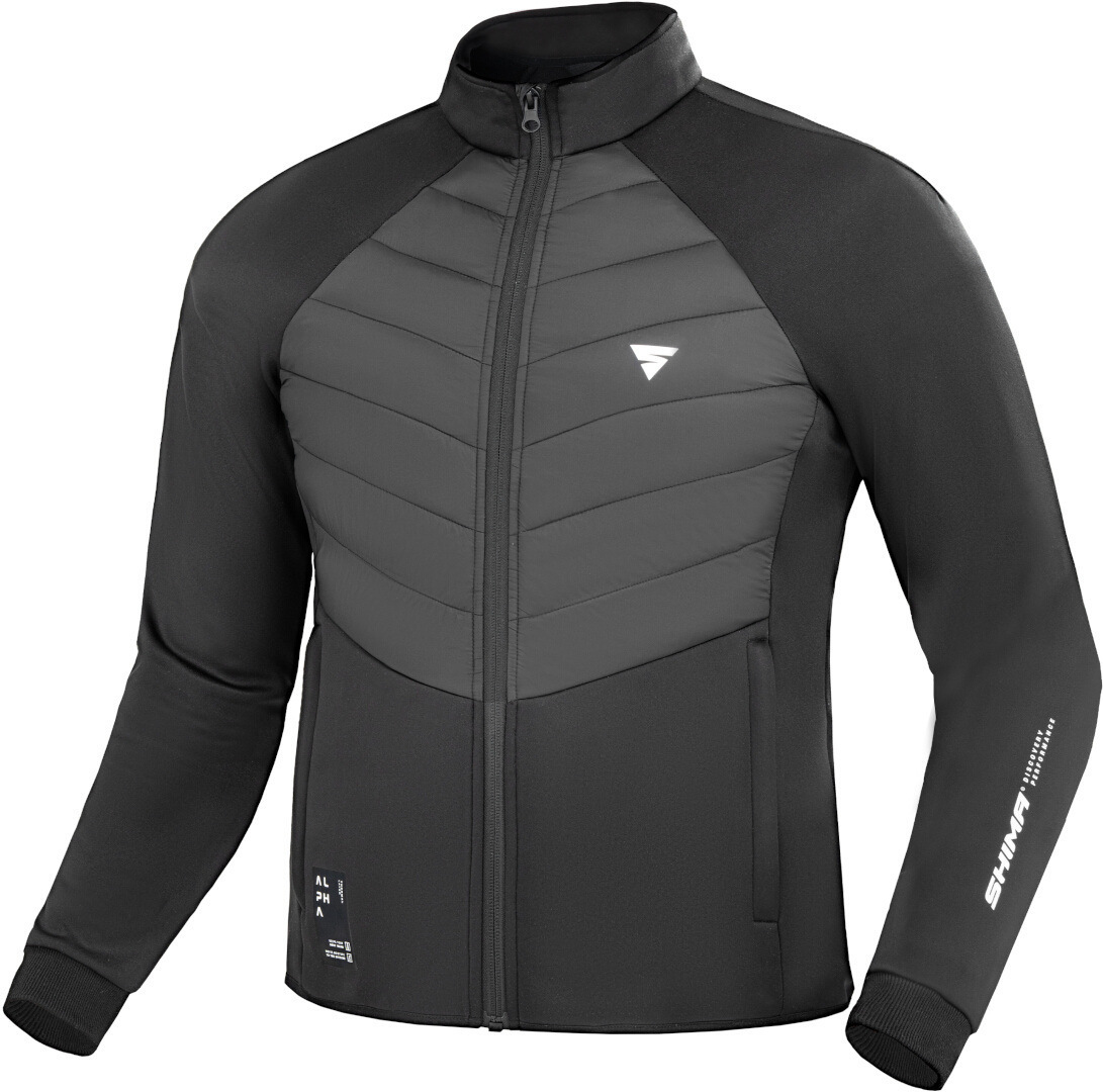 SHIMA Alpha waterproof Motorcycle Textile Jacket black/grey/blue L Figure 5