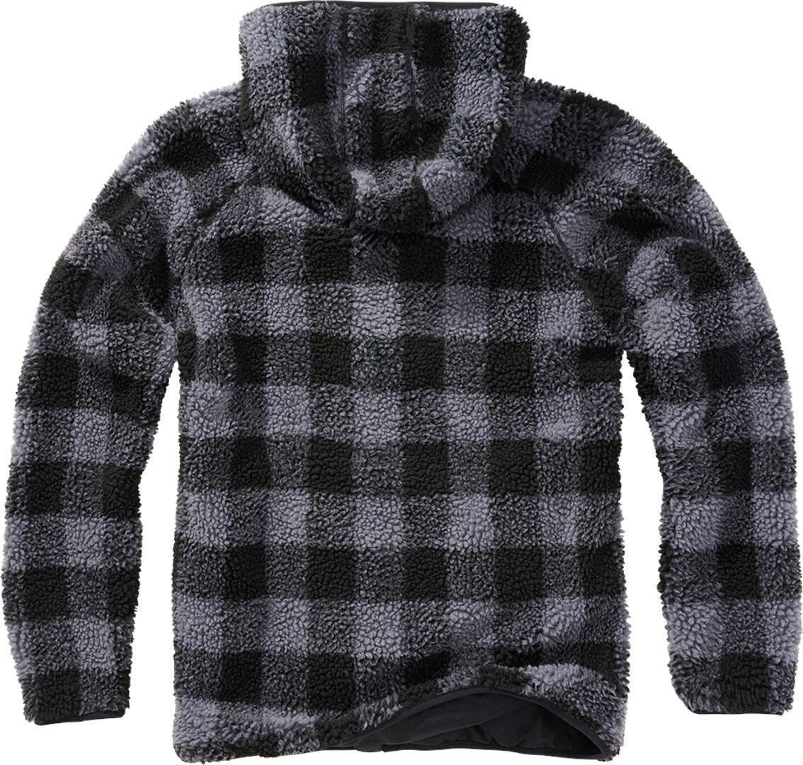 Brandit Teddyfleece Worker Giacca nero/grigio L Figura 2