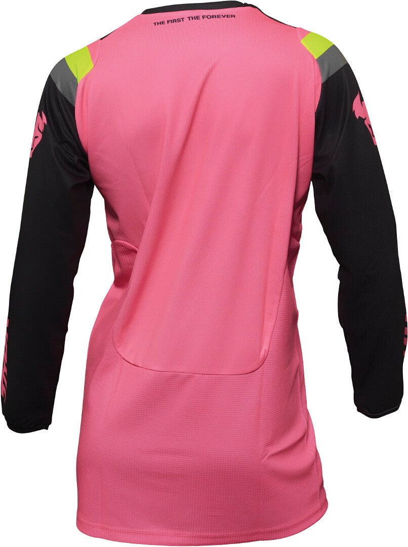 Thor Pulse Rev Damer Motocross Jersey grå/pink XL Figur 2