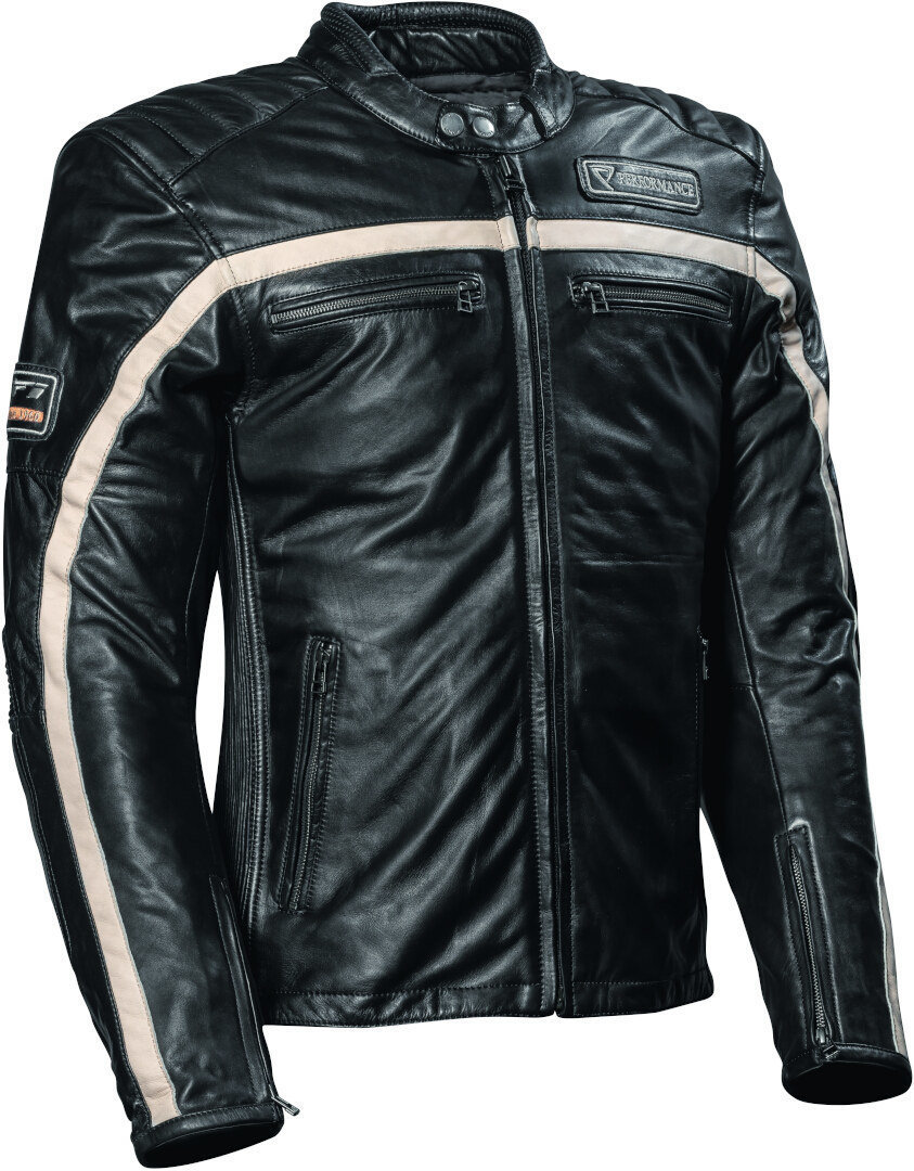 DIFI Houston Motorcycle Leather Jacket black/beige 58 Figure 1