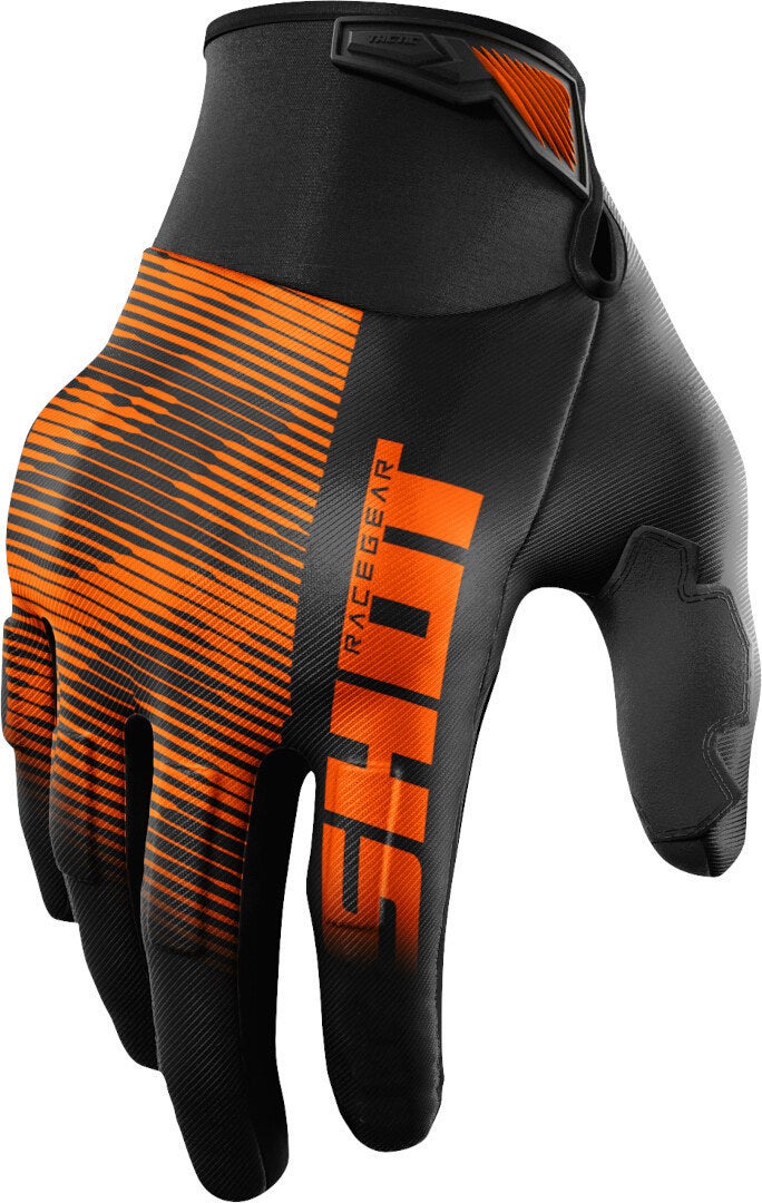 Shot Drift Tactic Motocross handsker sort/orange 11 Figur 1