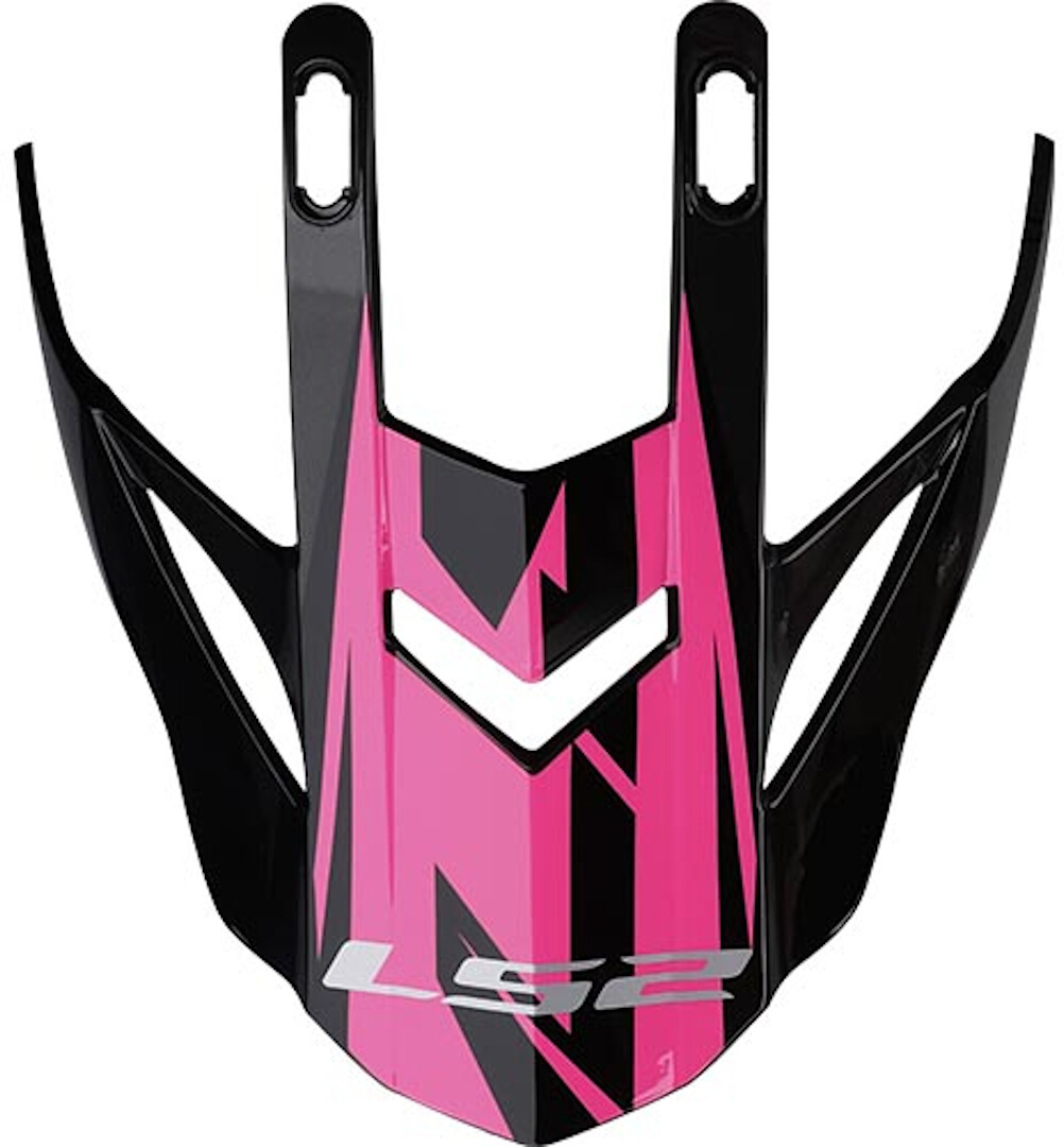 LS2 MX437 Fast Evo Hjälm Topp Svart/rosa Figur 1
