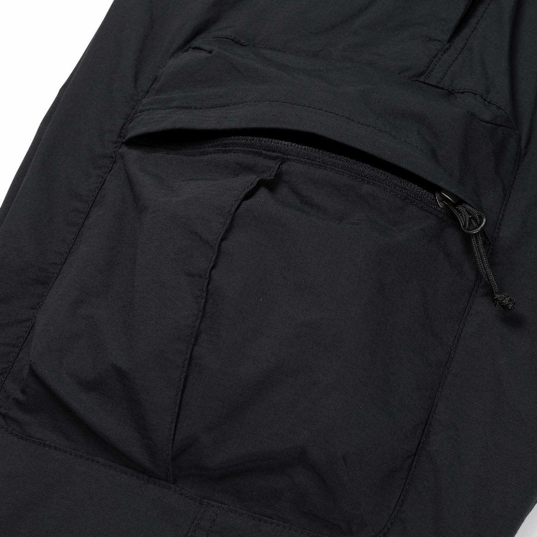 Side view of Vintage Industries Ismael Textile Pants
