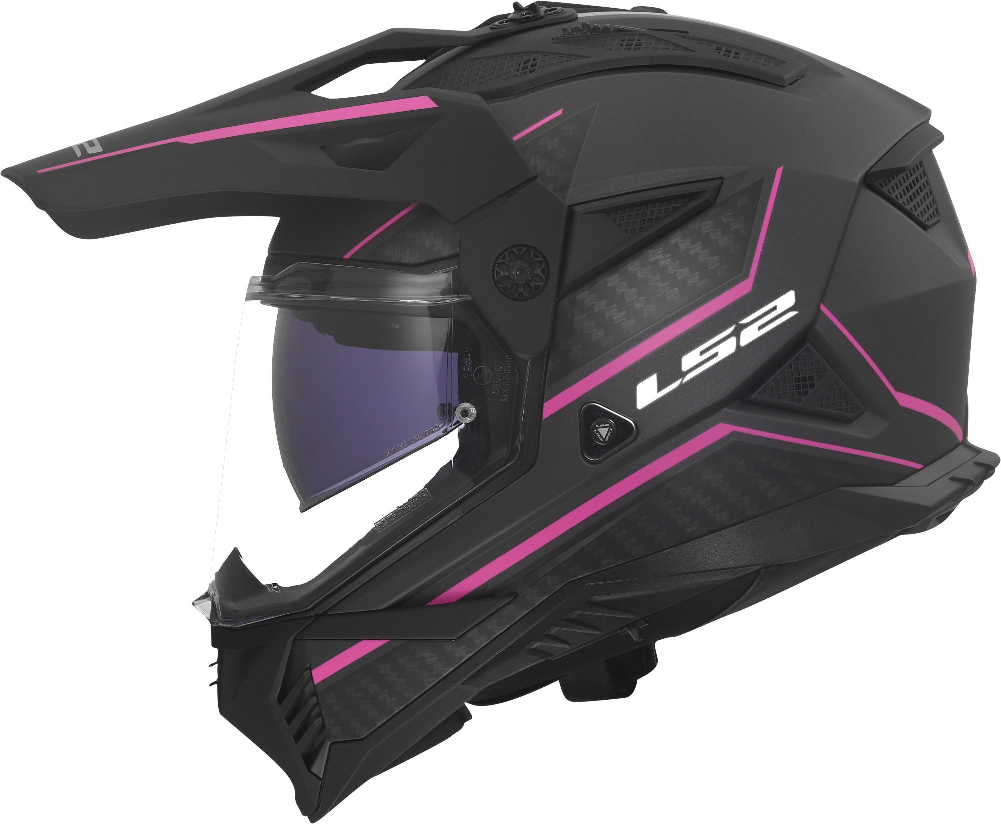 LS2 MX702 Pioneer II Atron Cască Enduro Gri/roz M (57/58) Figura 7