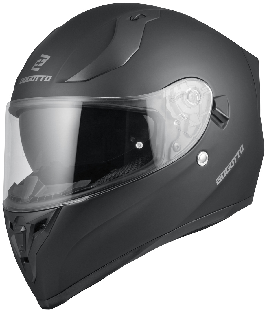 Bogotto H128 Solid Helm Black Matt 2XL Figuur 2