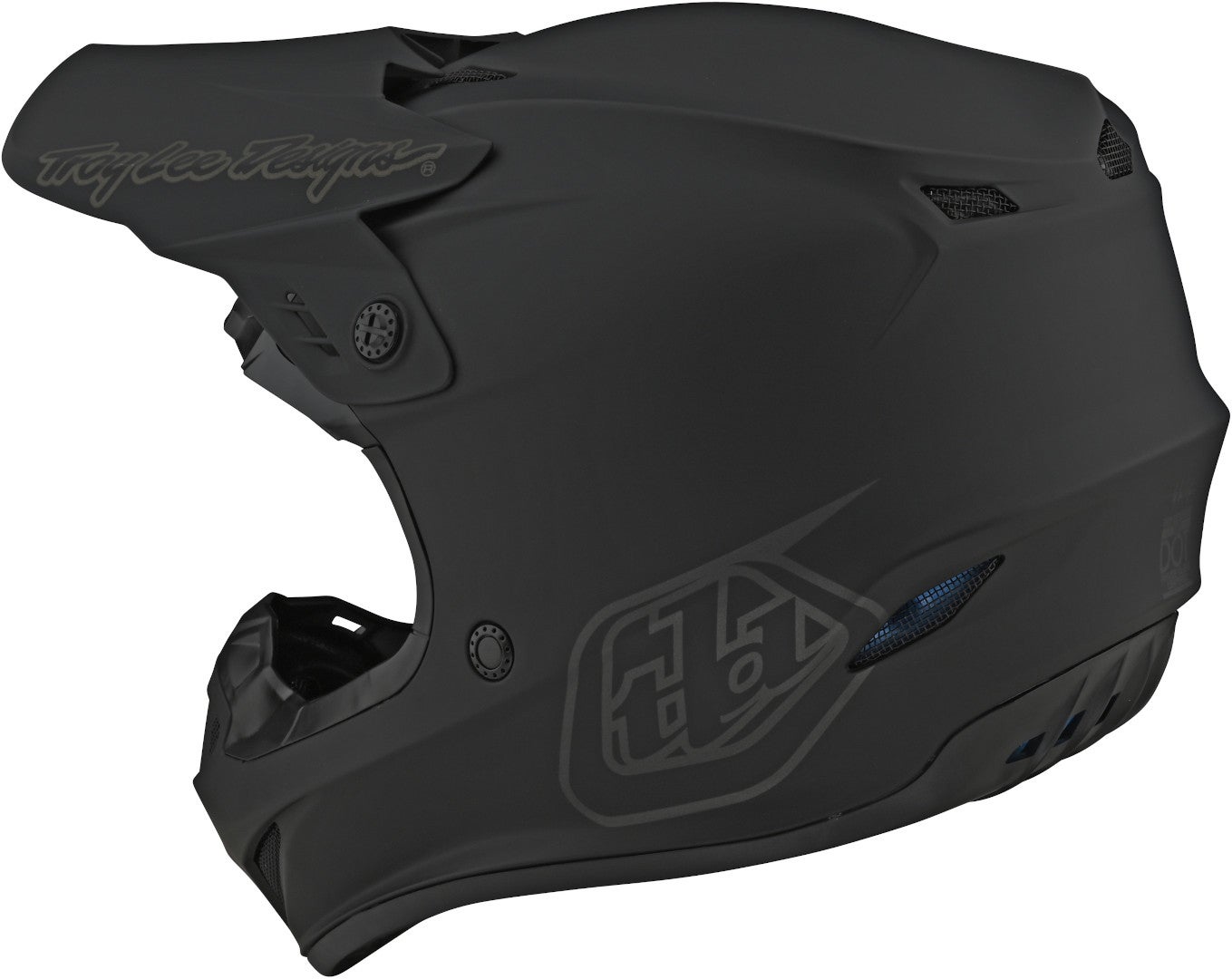 Side view of Troy Lee Designs GP Mono Motocross Helmet