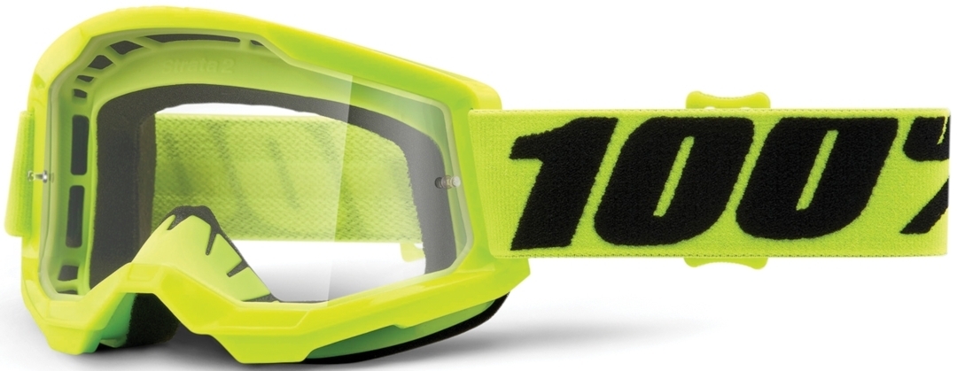 100% Strata II Ochelari de motocross pentru tineret galben/negru Figura 1