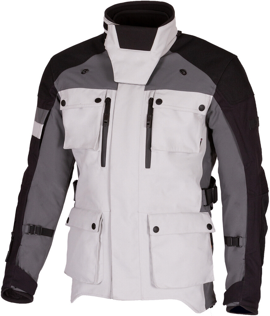 Merlin Solitude D3O Jaqueta têxtil da motocicleta preto/branco/cinza L Figura 7
