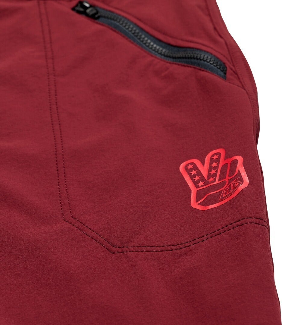 Troy Lee Designs Skyline Trail Mono Bicycle Short burgundy red 32 Figure 2