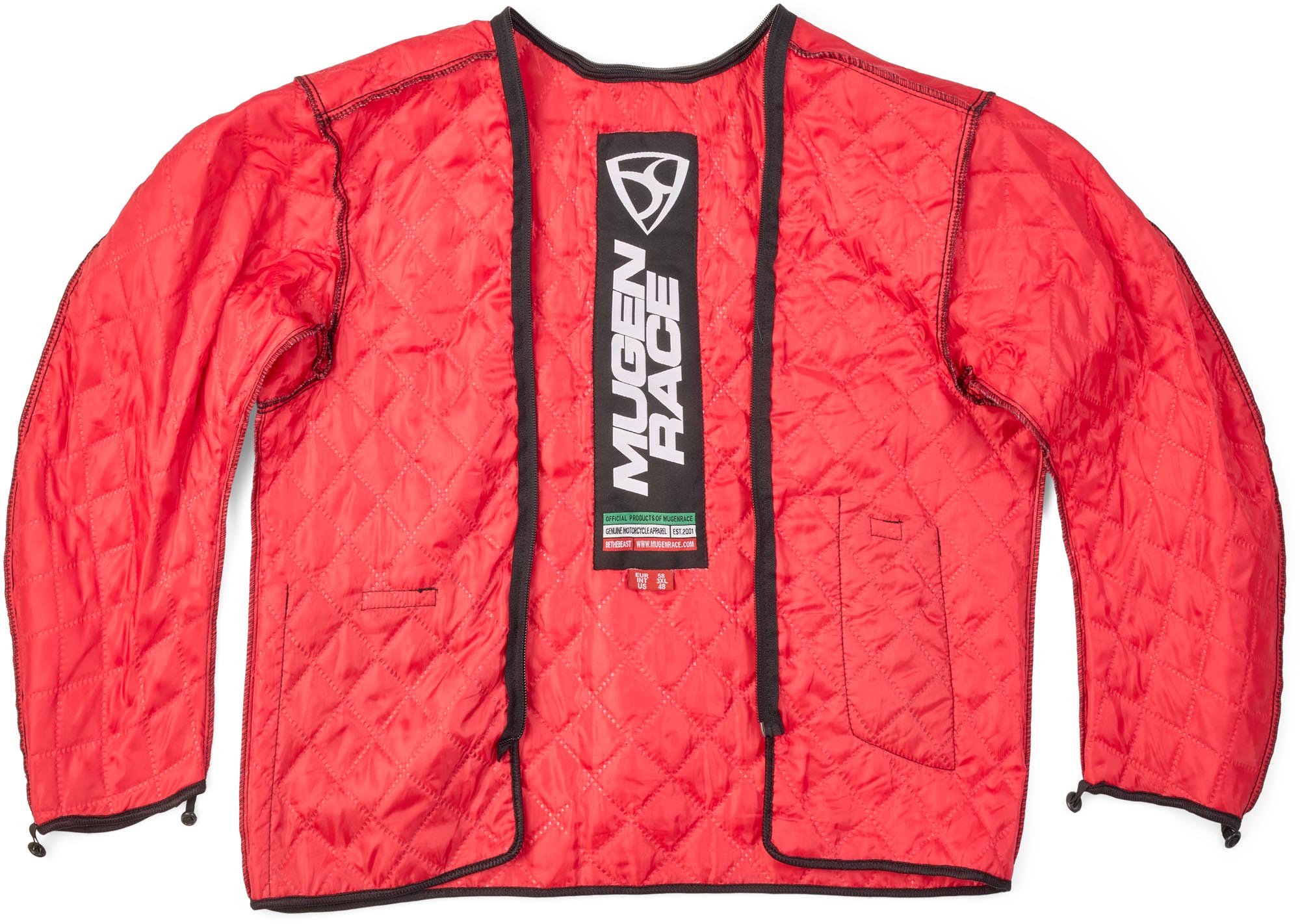MUGENRACE Aggressore Motorcycle Leather Jacket black/white 54 Figure 5