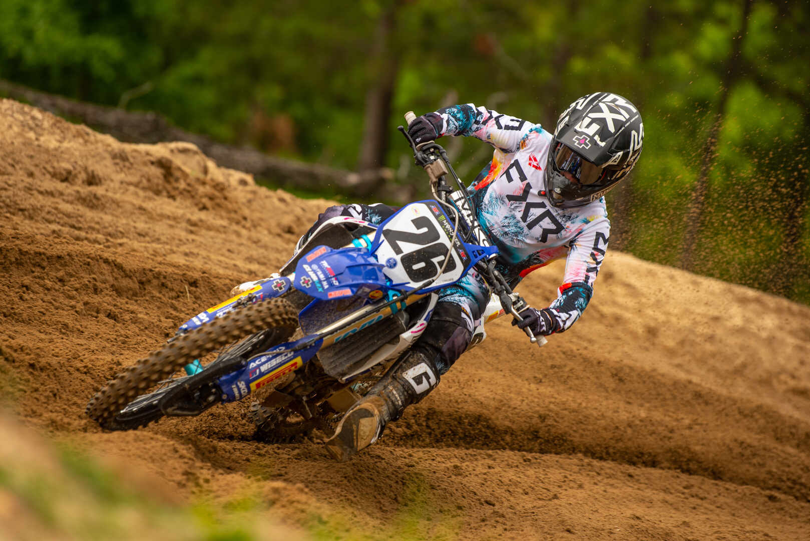FXR Podium 2023 Motocross Jersey multicolorido L Figura 5