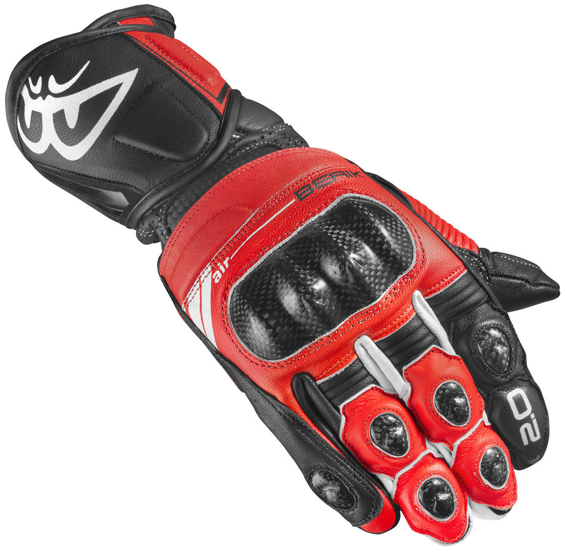 Berik ST-Evo Mănuși de motocicletă Roșu/Negru 3XL Figura 1