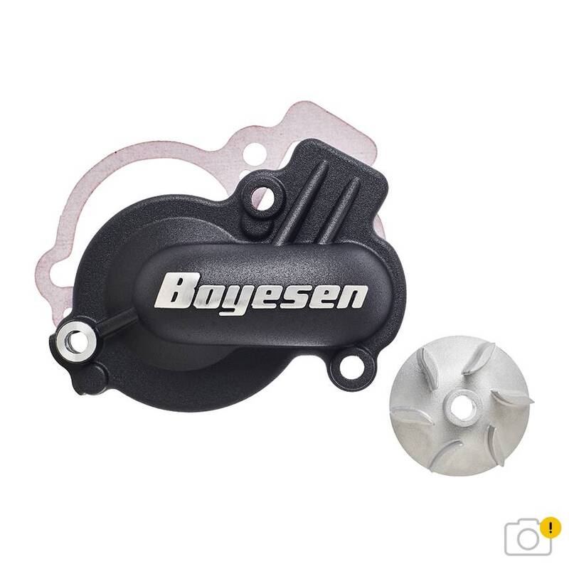 Boyesen Capacul pompei de apă SuperCooler + Kit rotor - Negru Figura 1