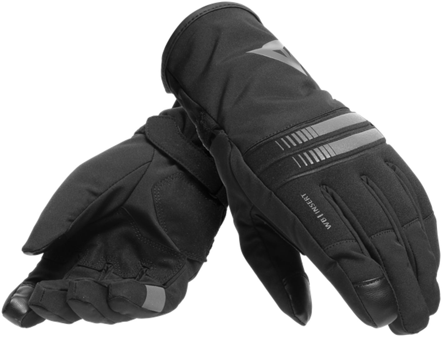 Dainese Plaza 3 D-Dry Damer Motorcykel Handsker Sort/antracit S Figur 1