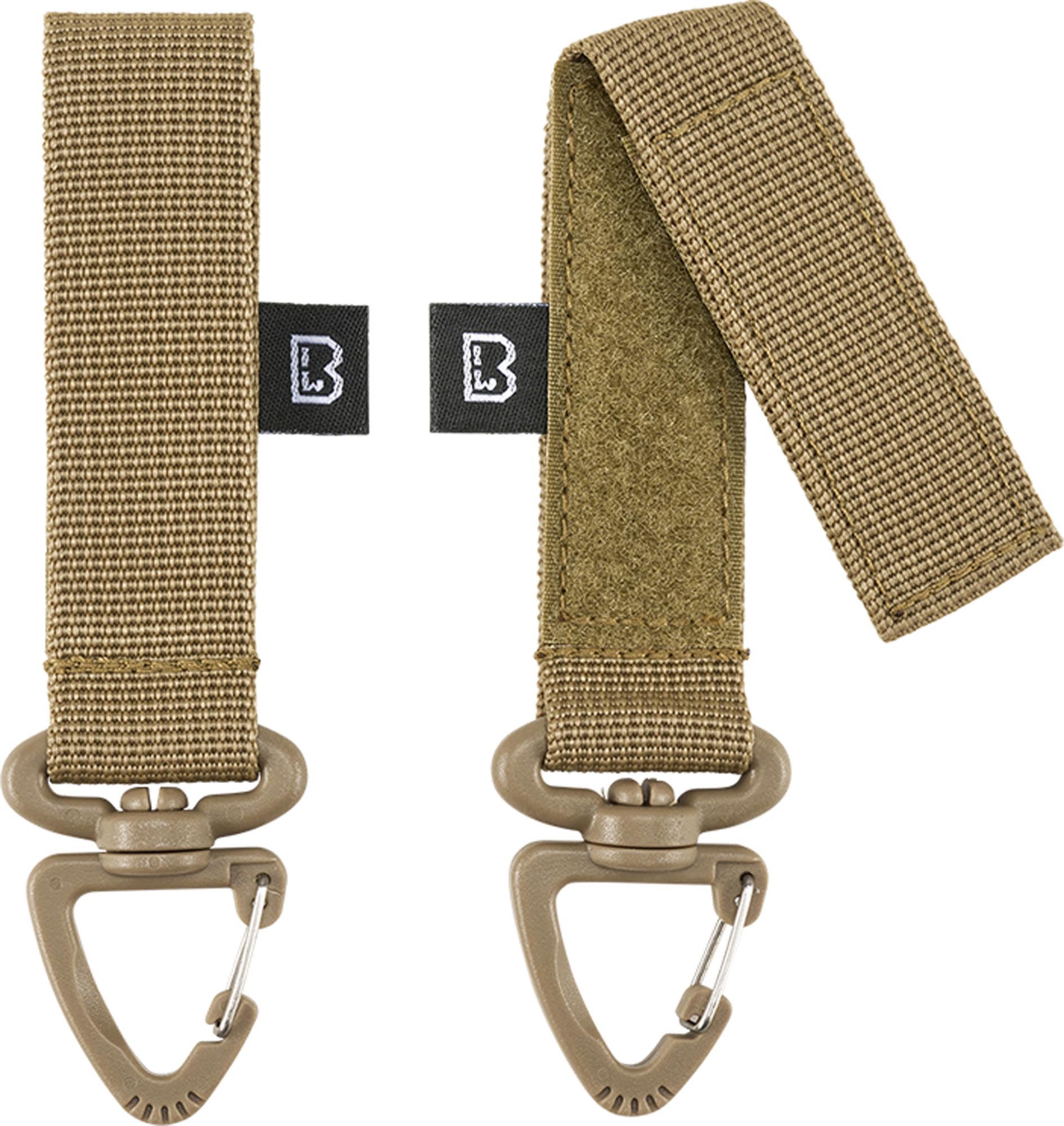 Brandit Loop Molle ベルトカラビナ - 2個セット ラクダ 図2
