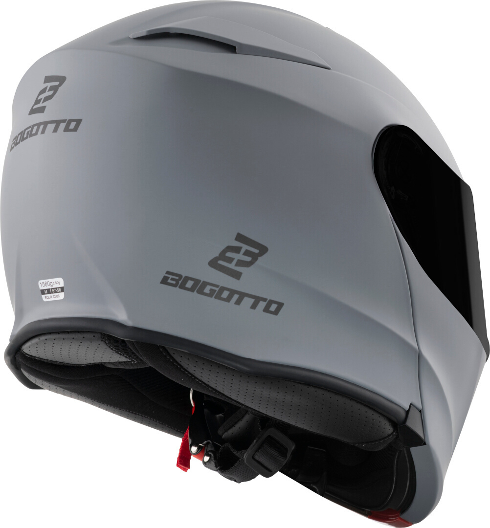 Bogotto H271 BT Bluetooth Casco Grigio opaco M Figura 4