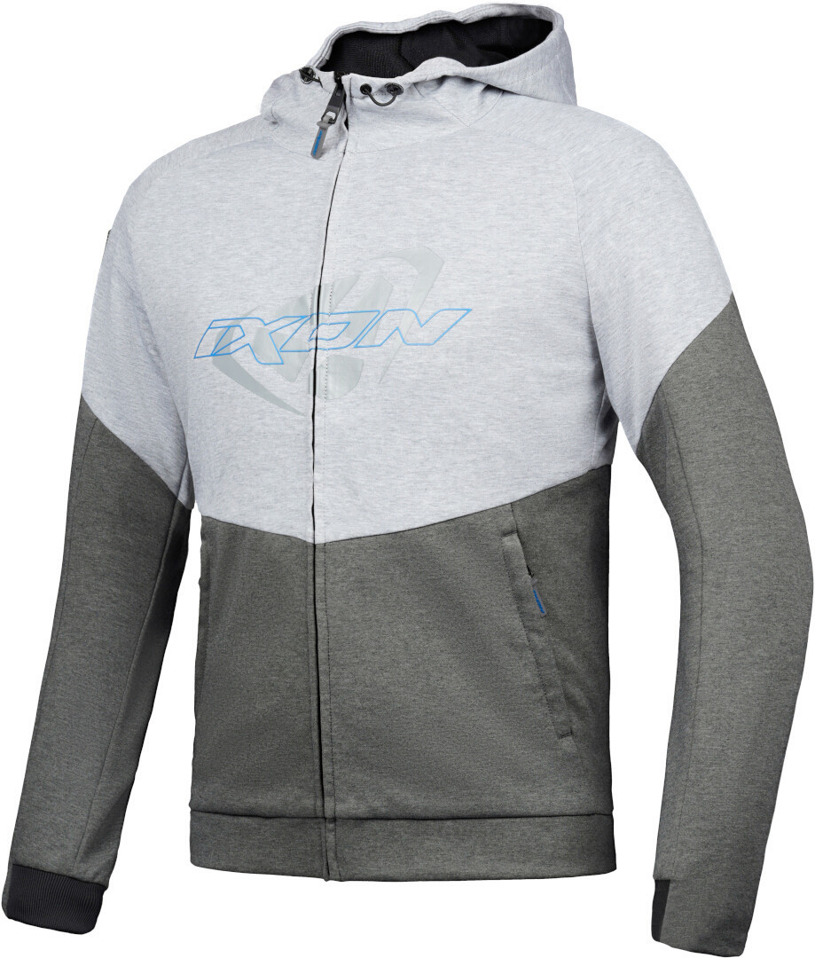 Ixon Touchdown Motorcycle Textile Jacket grey/blue XL Figure 1